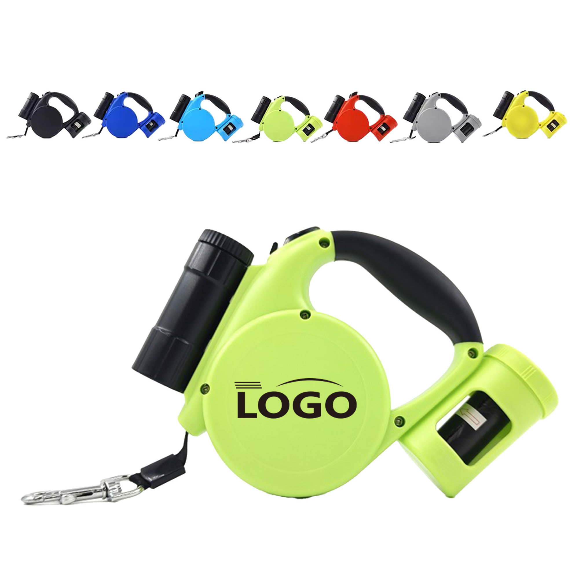 MOQ 20 Nylon Auto-Retractable Large Dog Leash 2