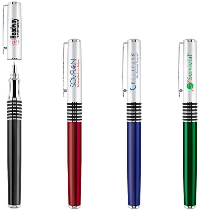 Sun Cap-Off Rollerball Brass Pen 2