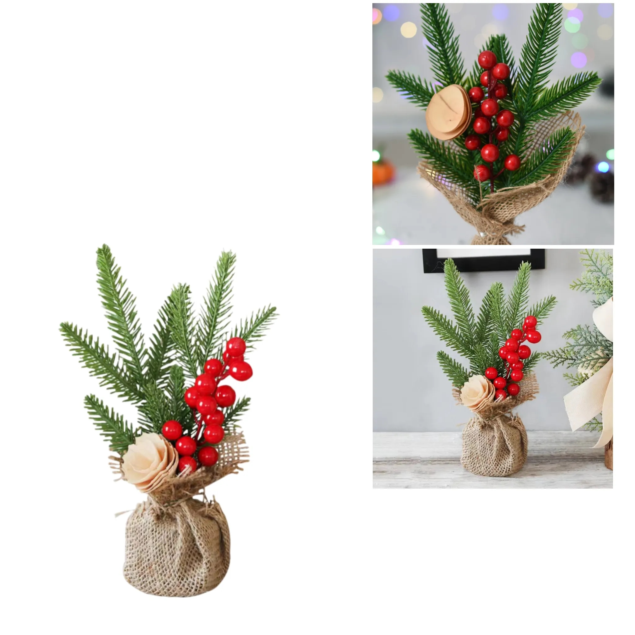 Mini Christmas Tree Window Display Desktop 1