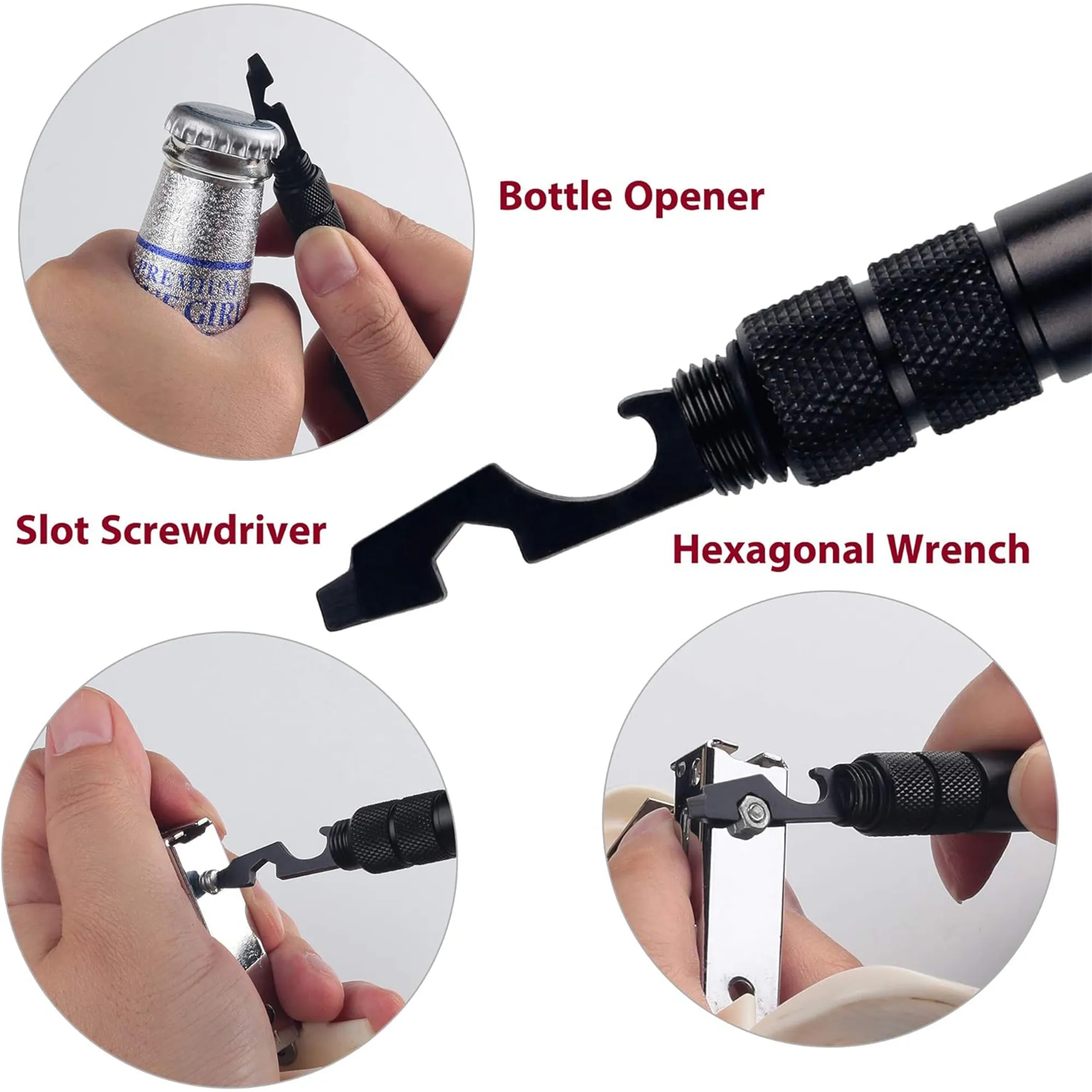 MultifunctionTactical Ballpoint Pen with LED Flashlight 2
