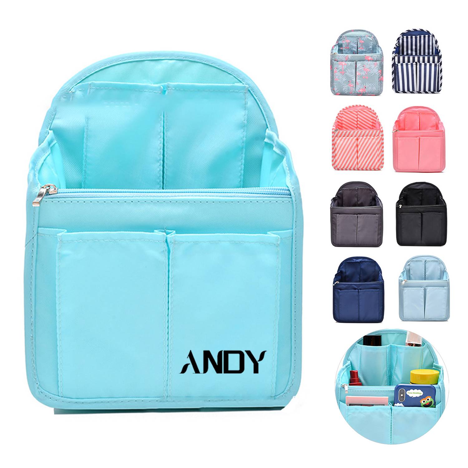 Mini Backpack Organizer Insert Small Shoulder Bag 19