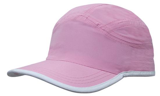 Microfibre Sports Cap with Trim on Edge of Crown & Peak 4