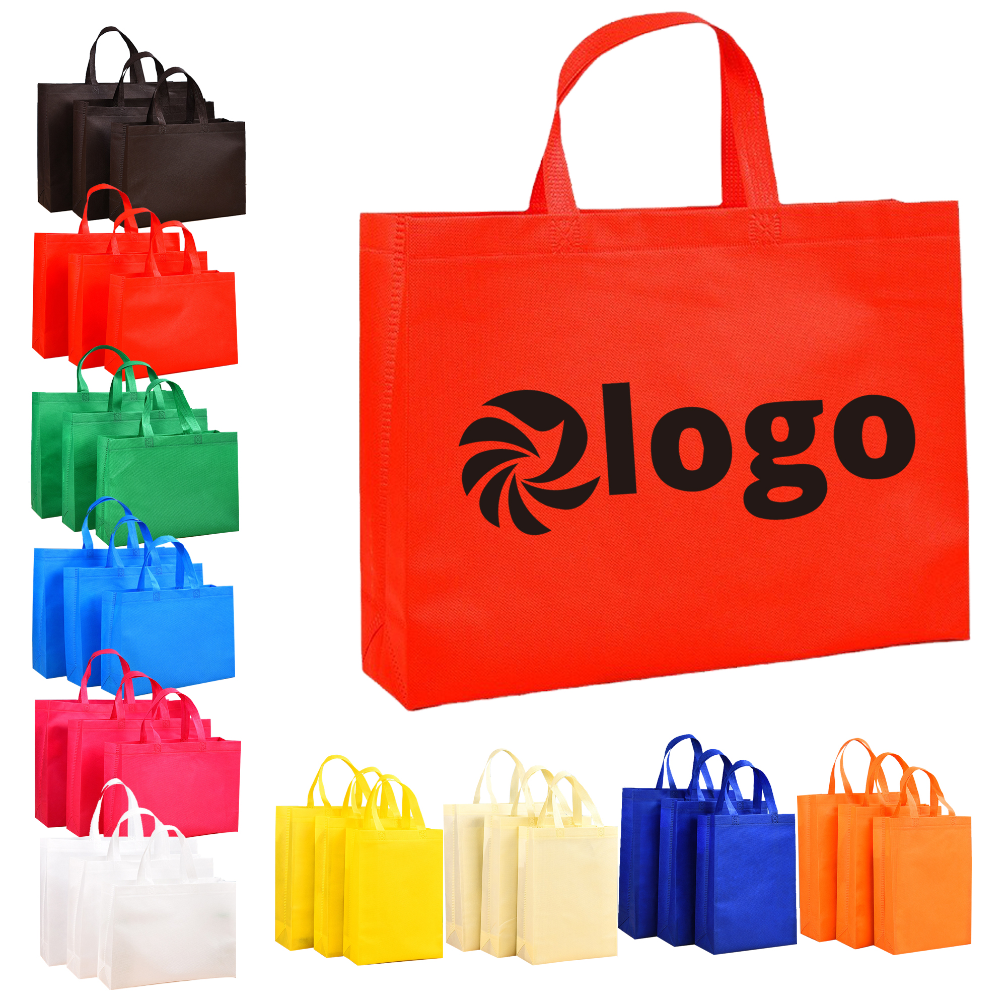 15"x13"x4" Eco-Friendly Non-Woven Tote Bag 11