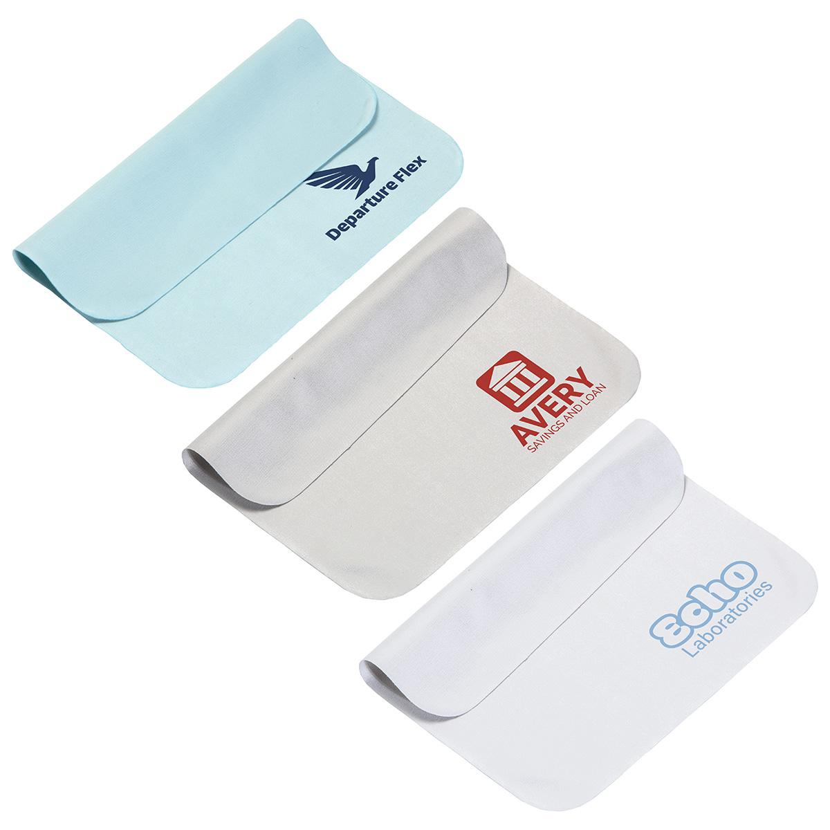 Heavyweight 6" x 6" Draw Twist Microfiber Cleaning Cloth- 1-Color 1