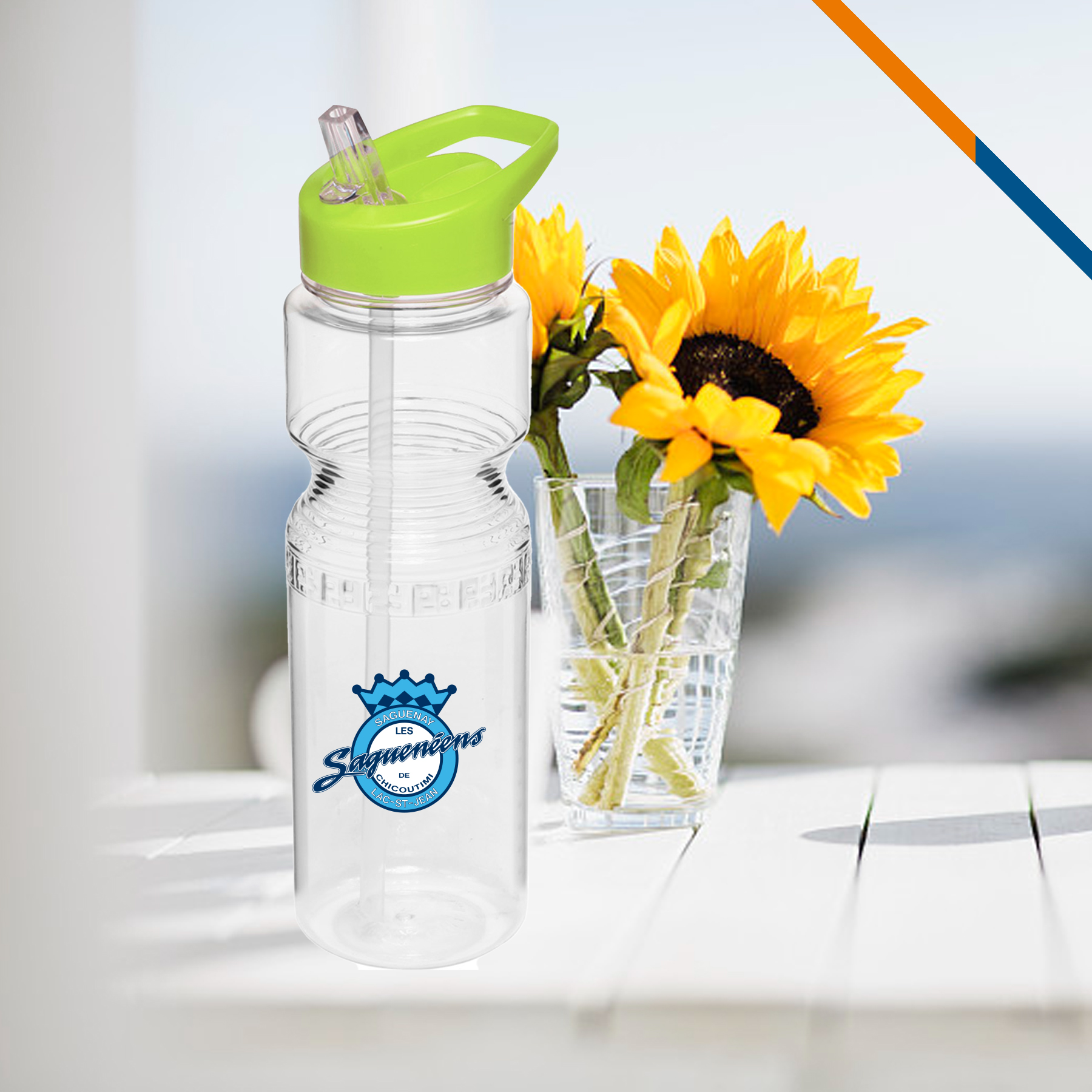 Maia Plastic Sports Bottle - 28 OZ. 1