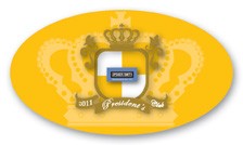 Laminated Name Badge Full Color (1.625"x2.875") Oval - No Personalization