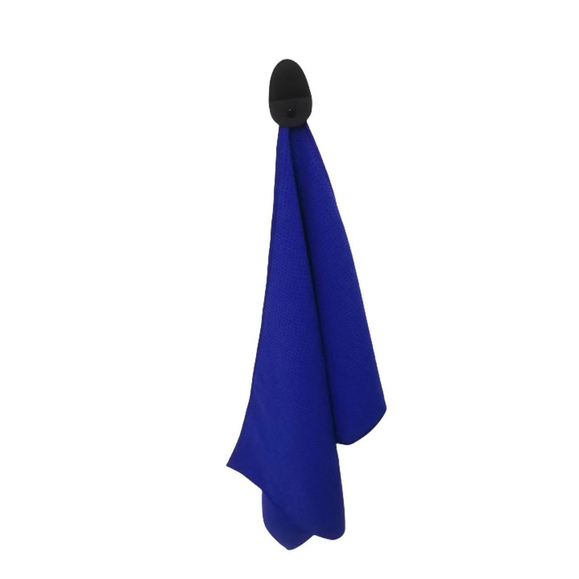 Screen Printed 400GSM Magnetic Leather Clip Microfiber Waffle Golf Towel 1