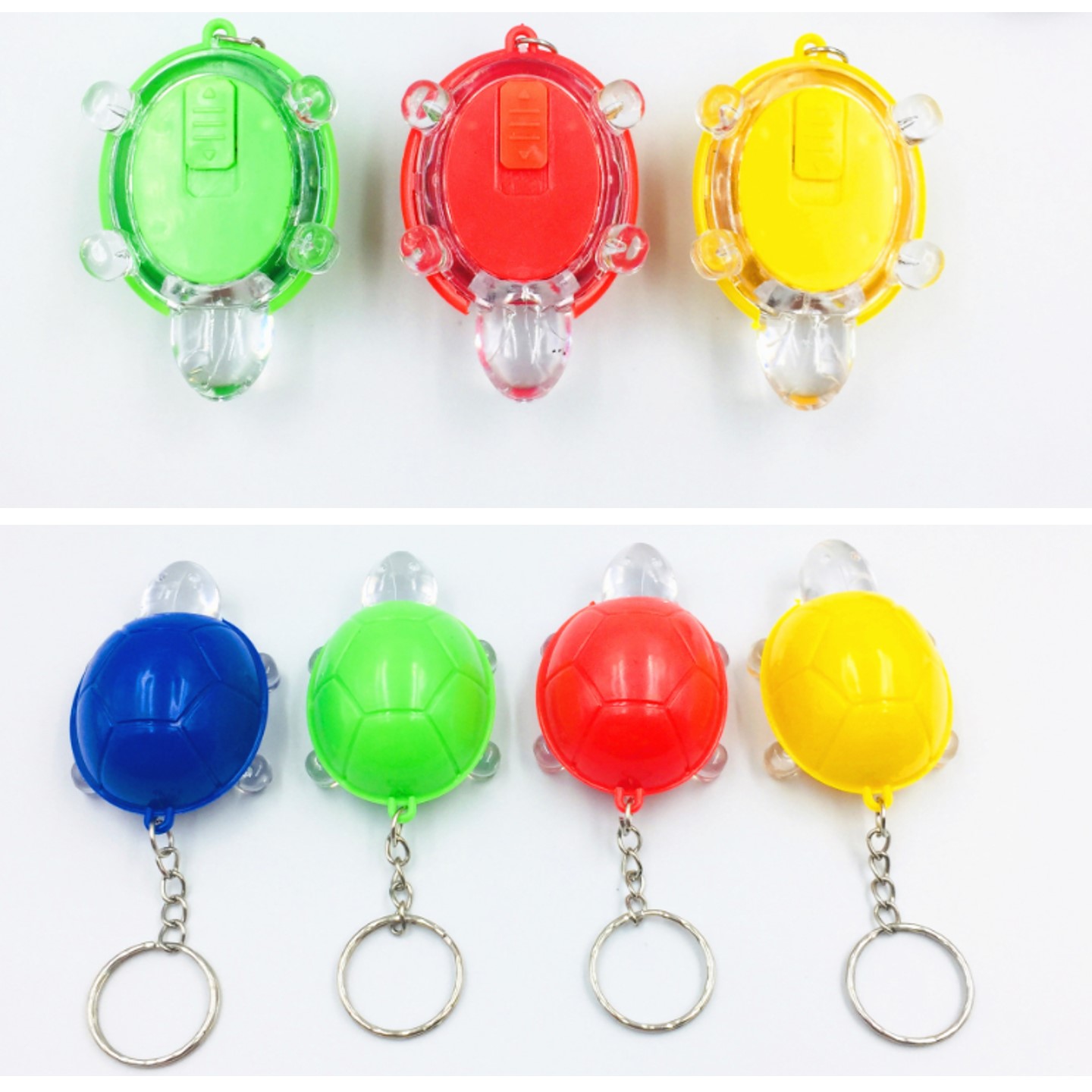 LED turtle shaped flashlight keychain 4