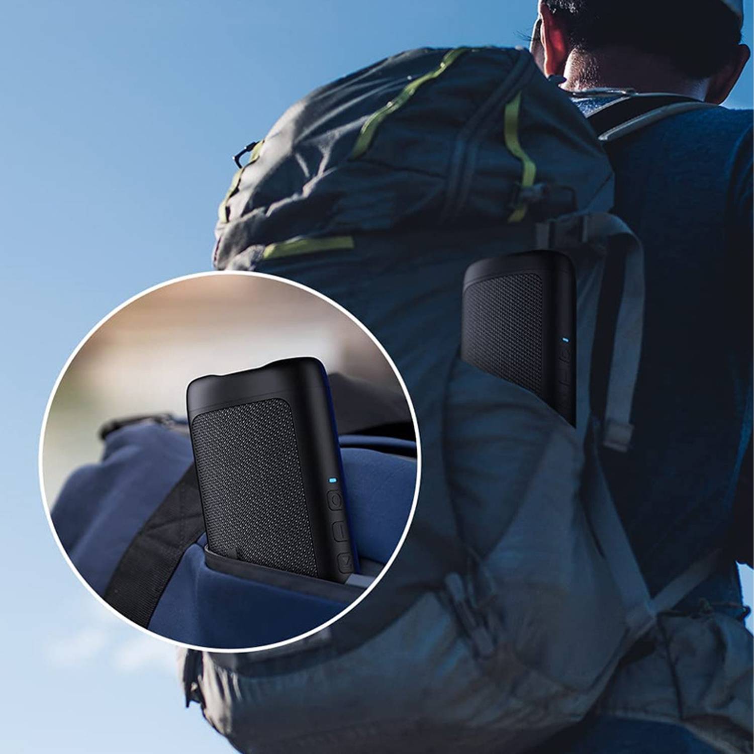 Portable Color LED Light Bluetooth Waterproof Speaker 3