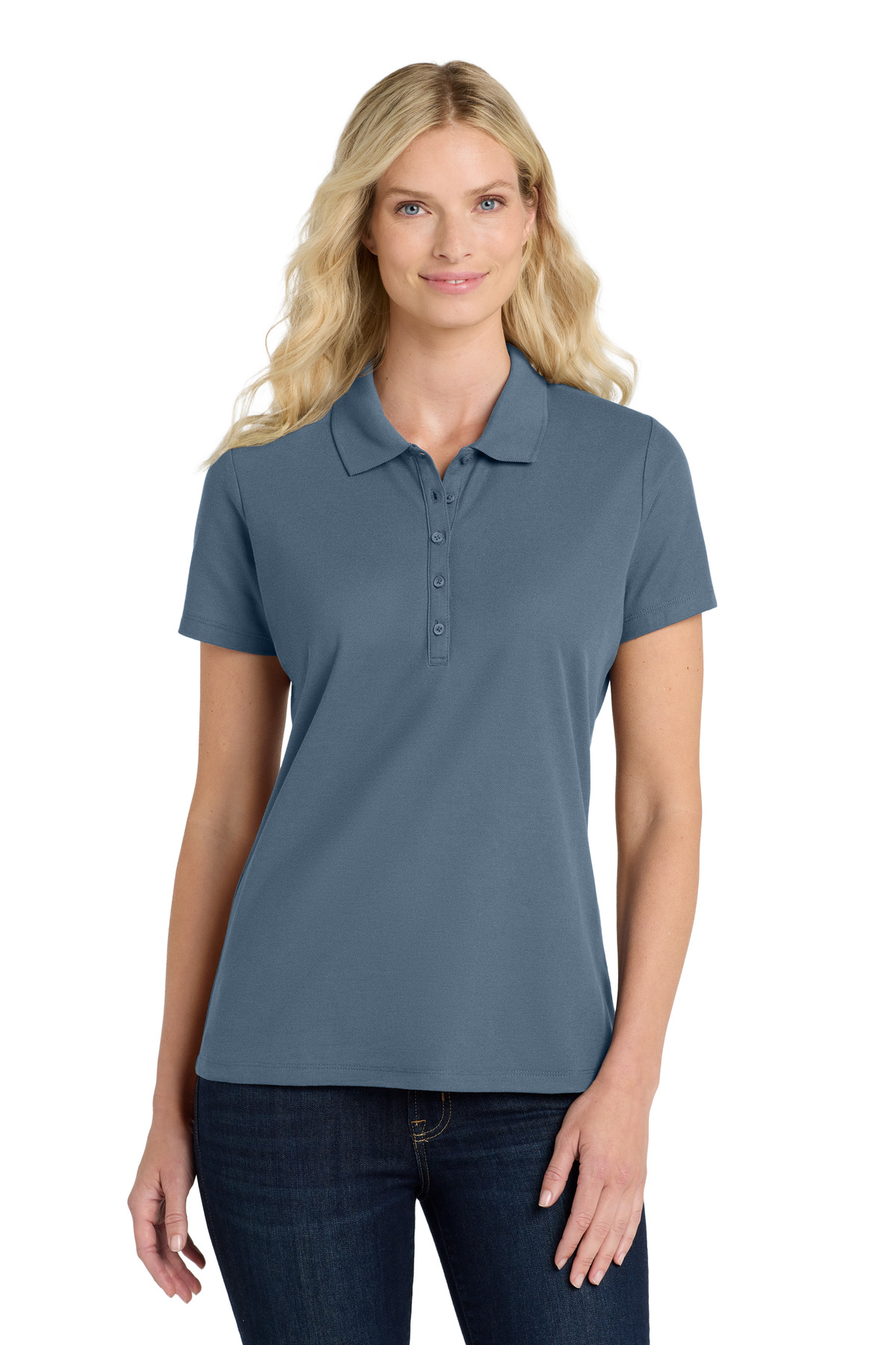 Port Authority Women's SuperPro React Polo. LK810 120