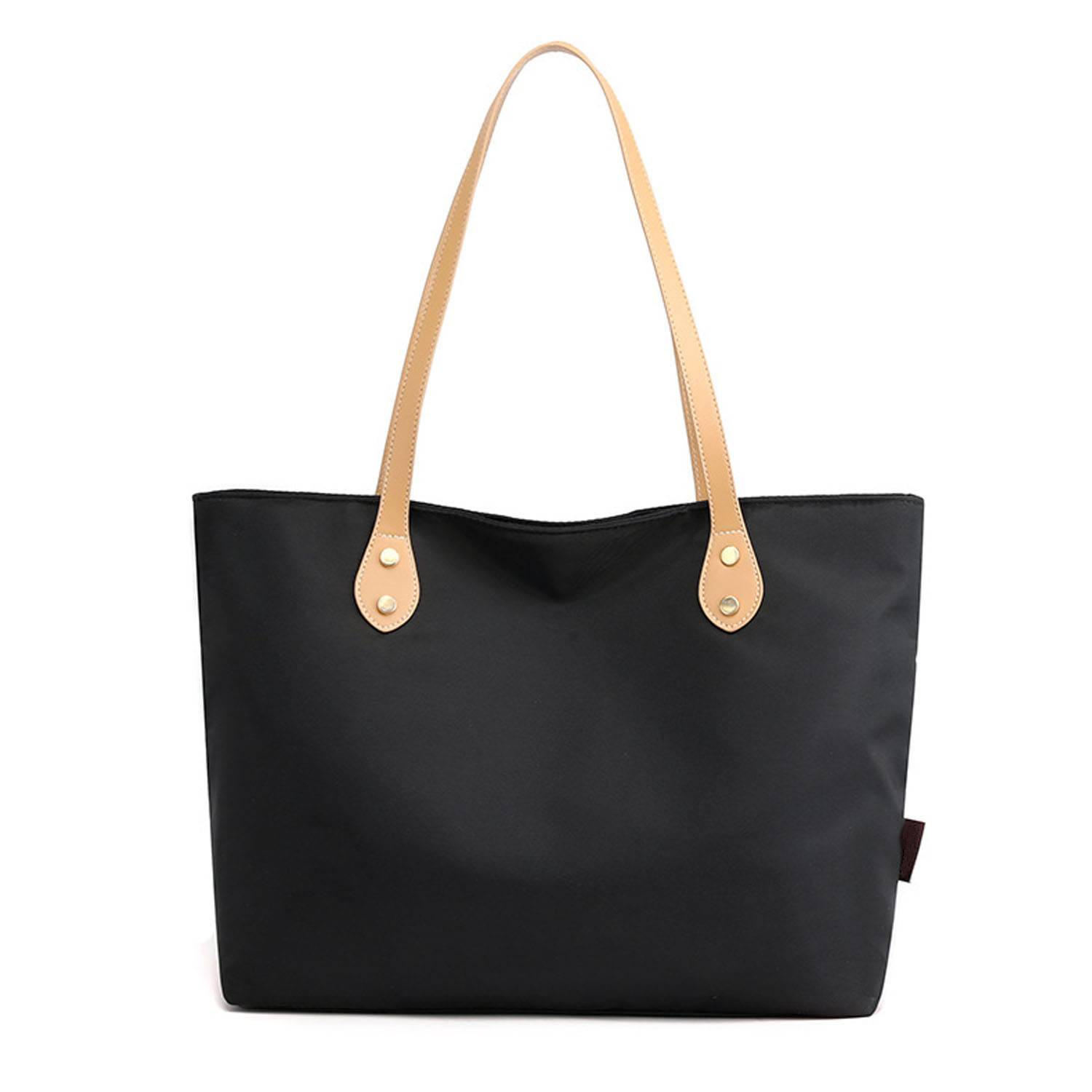 Nylon Tote Bag W/ Zip, custom tote bag with logo imprint 3