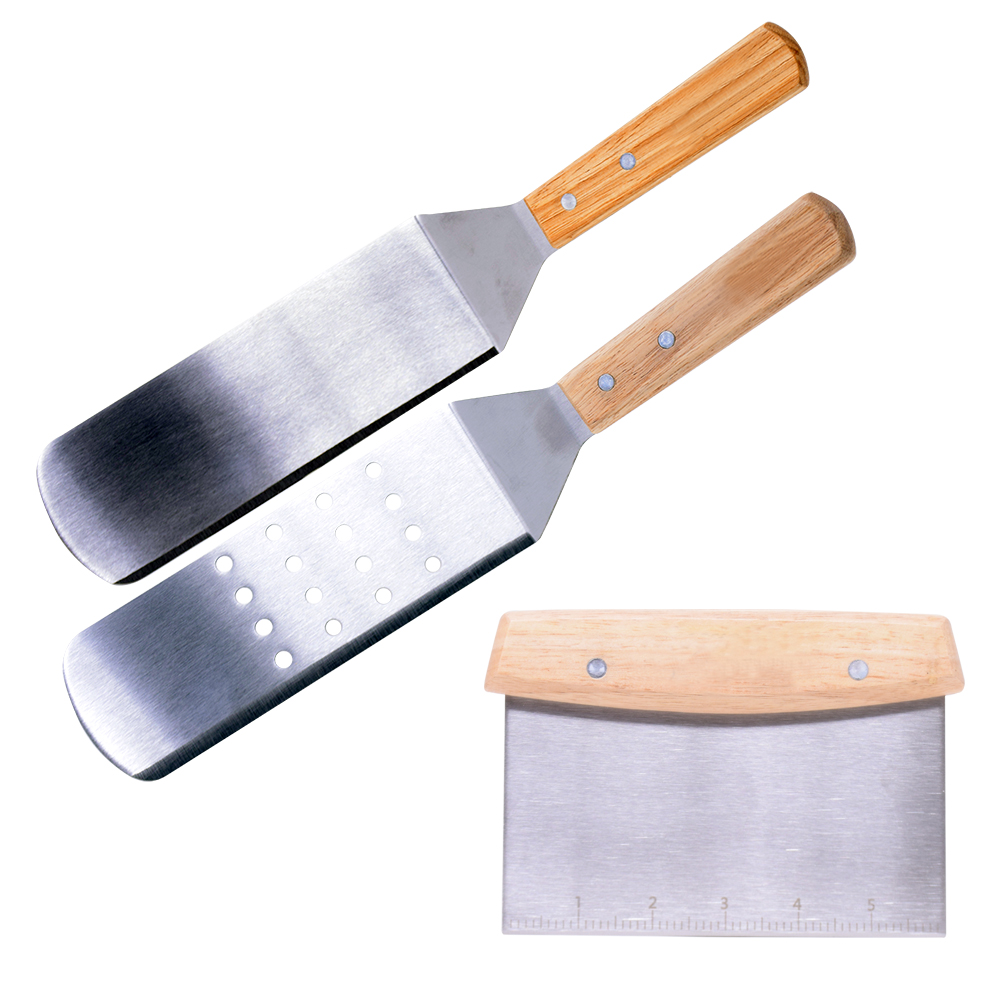 Deluxe Grilling Scraper & Flippers Set 11