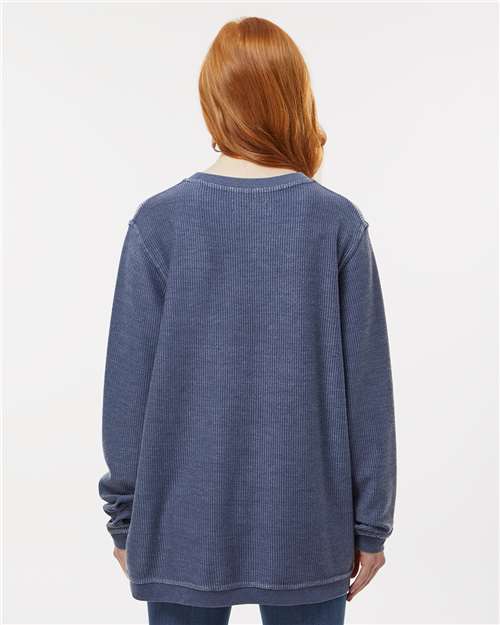 Unisex Corded Crewneck Sweatshirt - D02 17