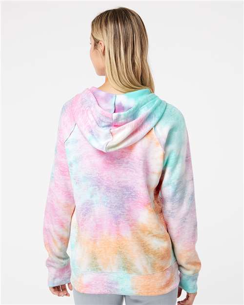 Women's Courtney Burnout V-Notch Hooded Sweatshirt - W1162 8