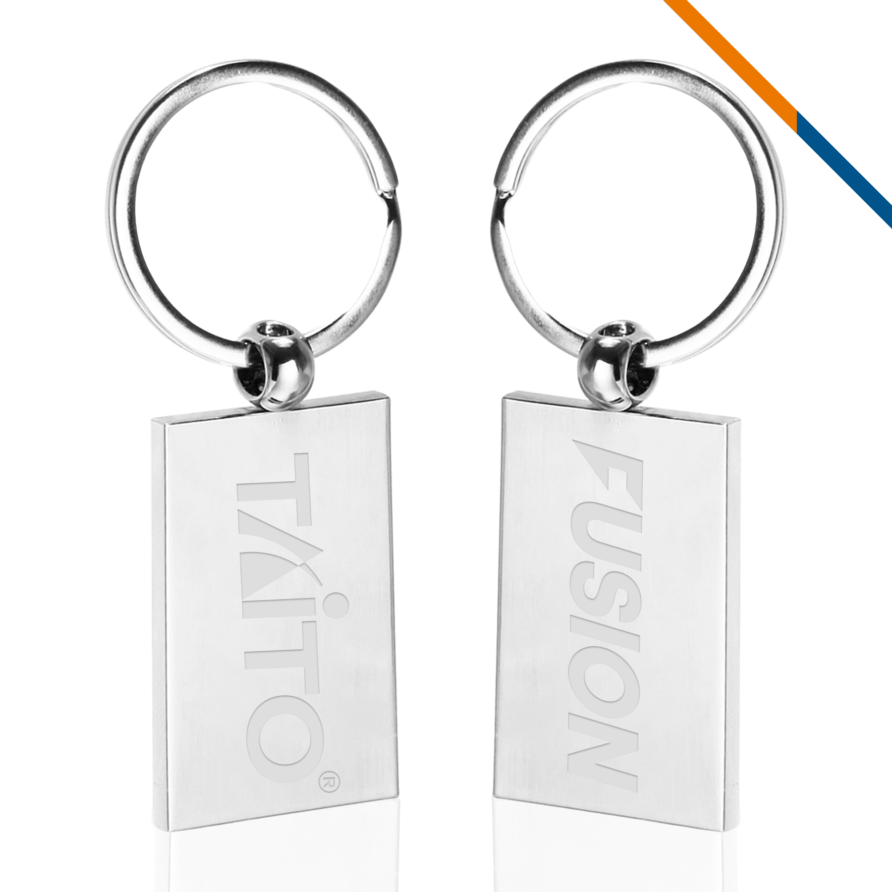 Shiny Rectangle Keychains 4