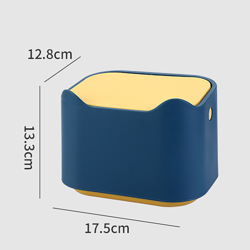 Mini Desktop Trash Can w/Lid 17