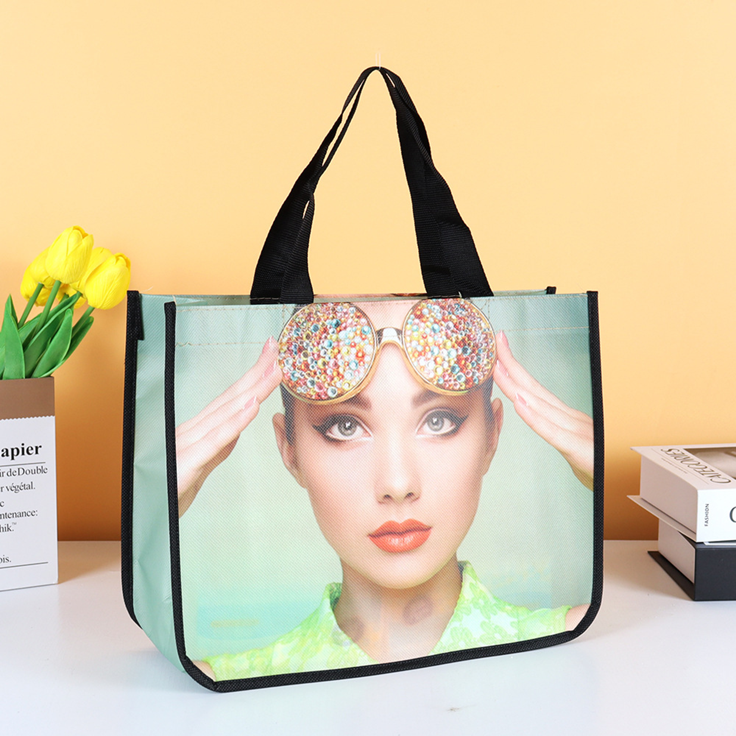 Customizable Laminated Full-Color Tote Bag 5