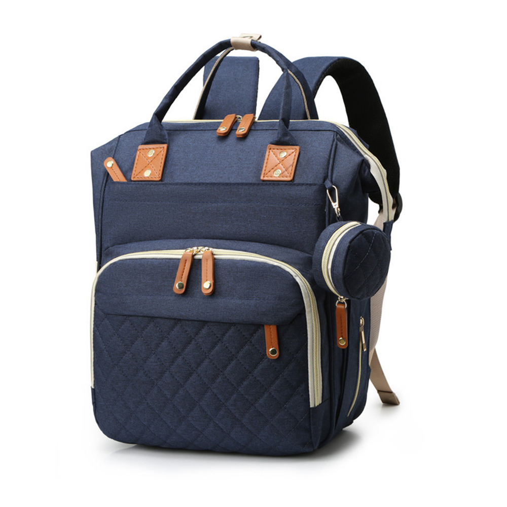 3 in 1 Diaper Bag Backpack with Bassinet Bed Mat Pad 4