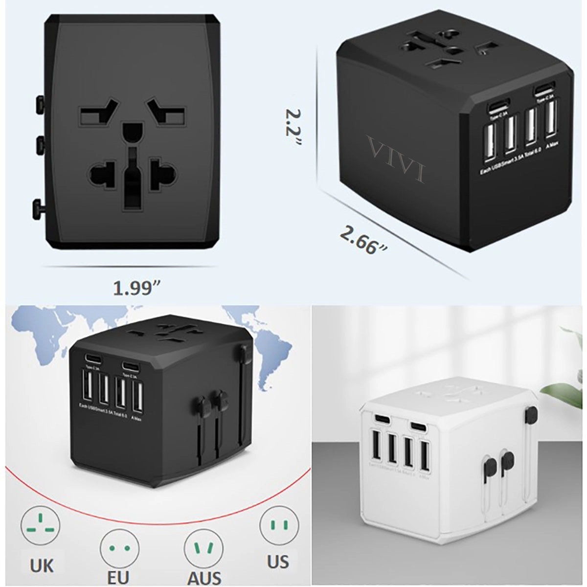 Universal Power Adapter Socket 3