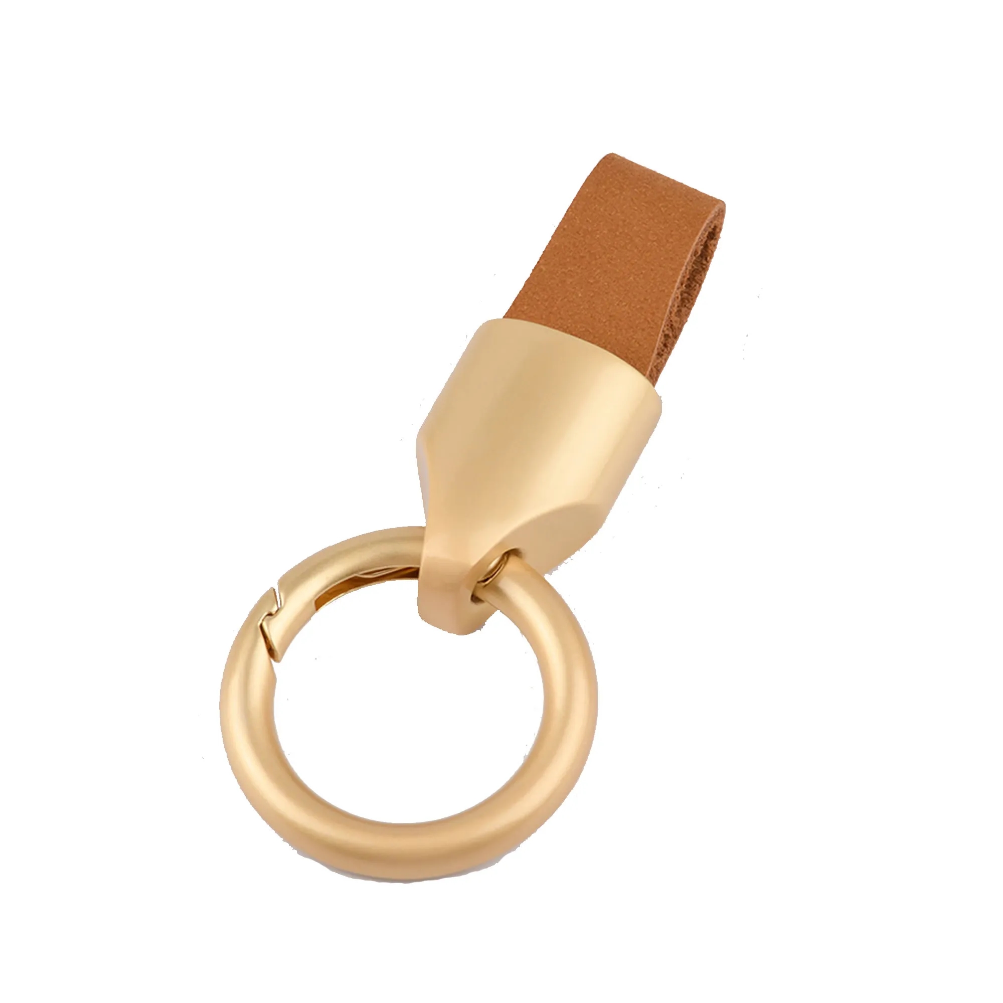 Genuine Leather Keychain for Car Home Key Ring 8