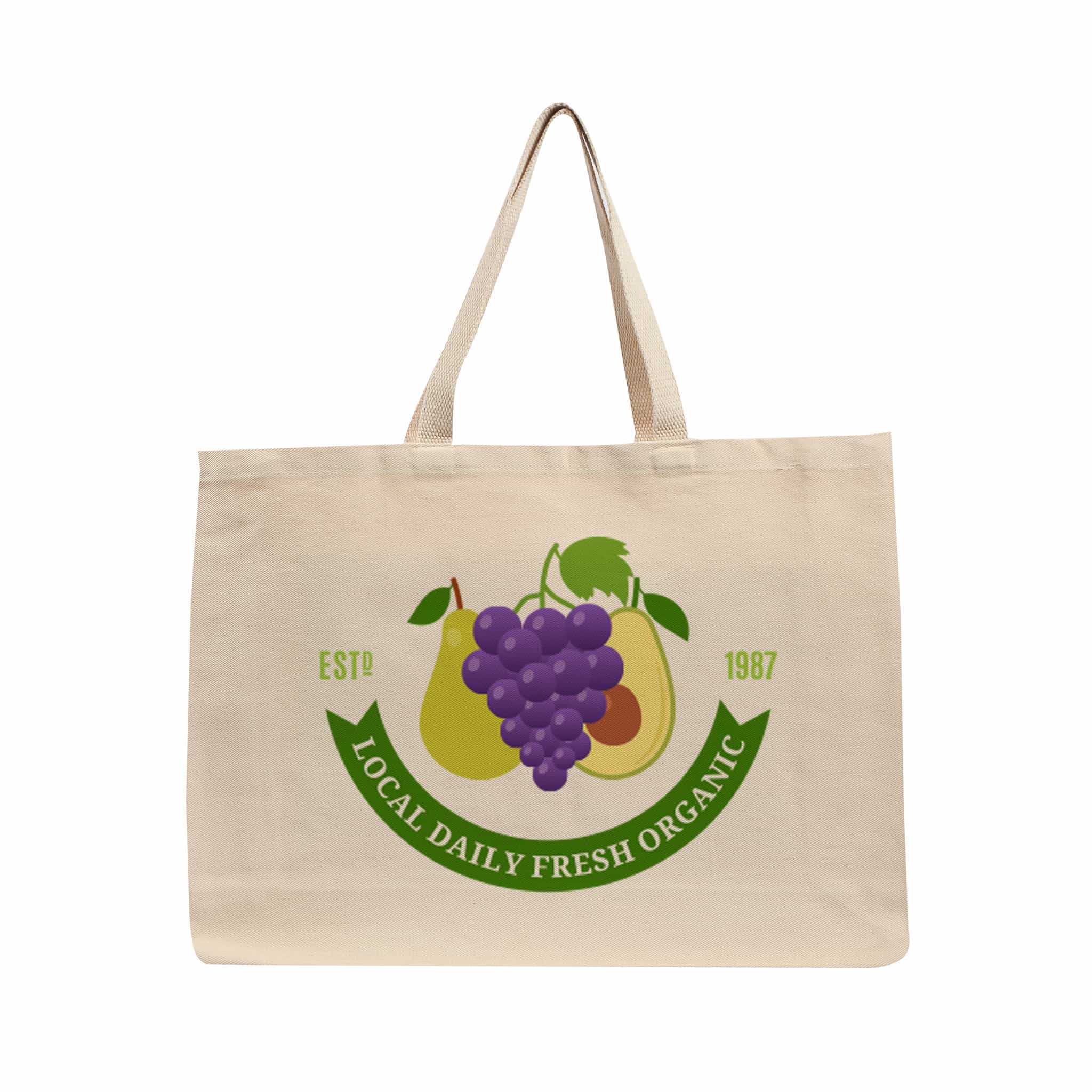 Jumbo Twill Tote Bag, custom tote bag with logo imprint 6