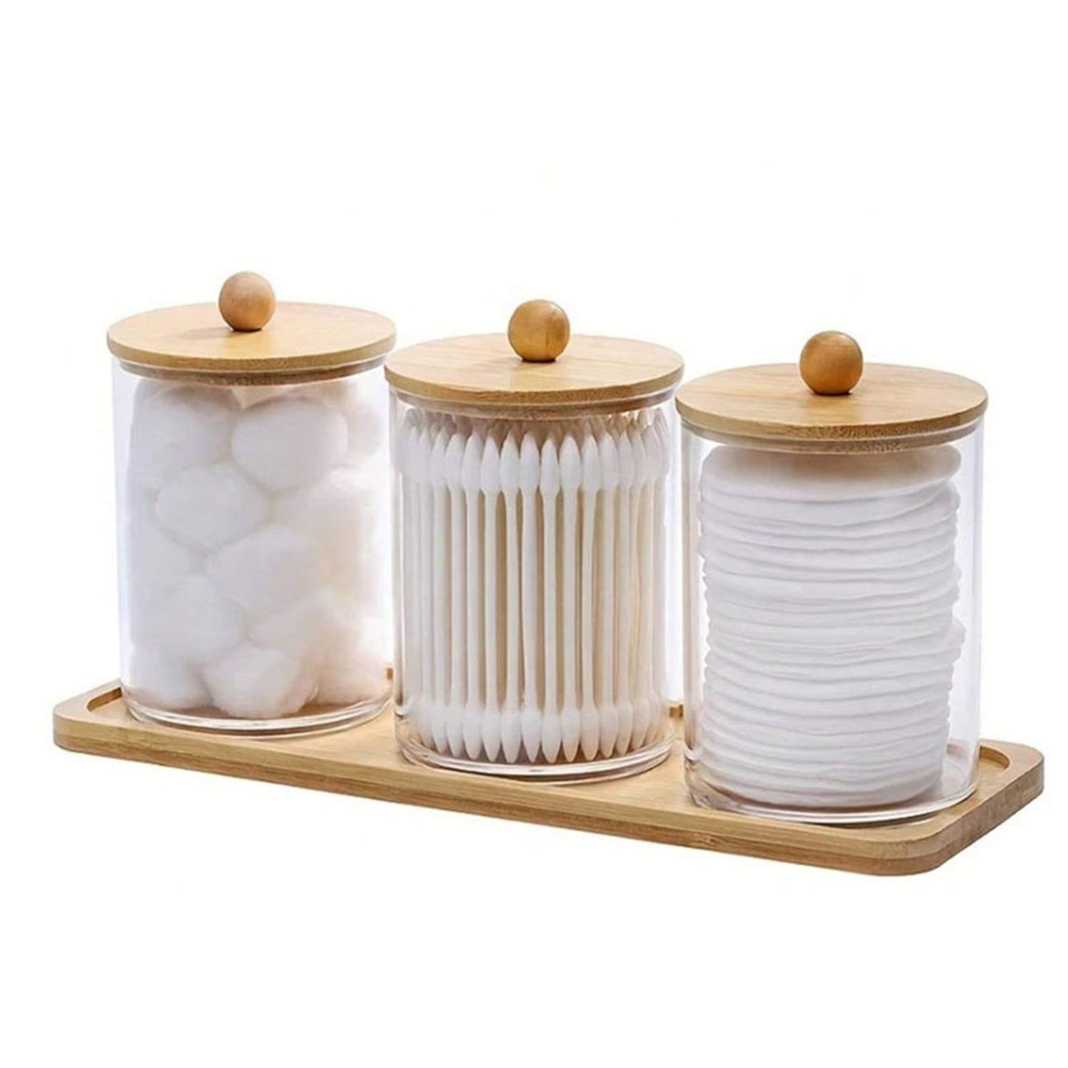 Cotton Swab Storage Plastic Cup 4
