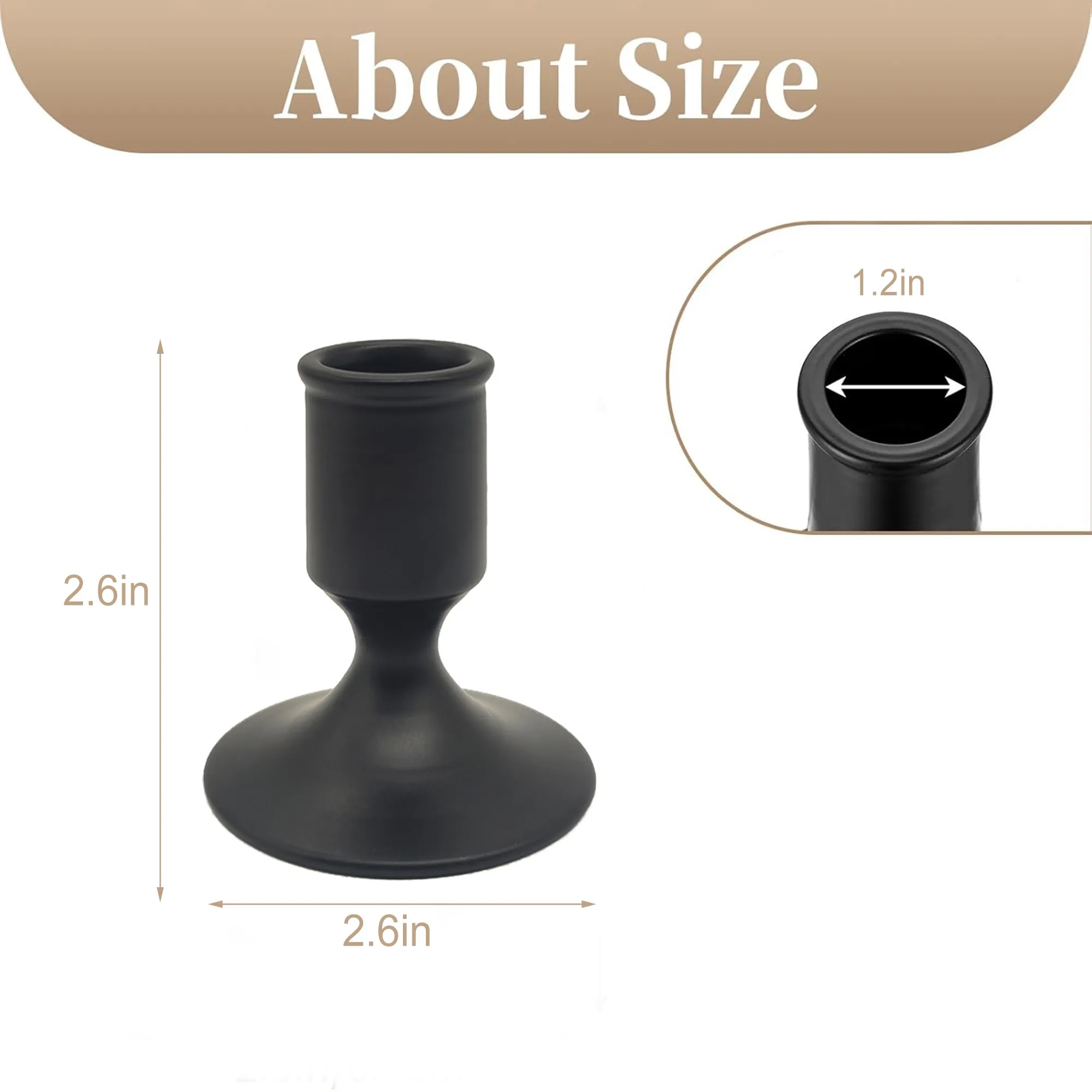 Decorative metal candleholder 3