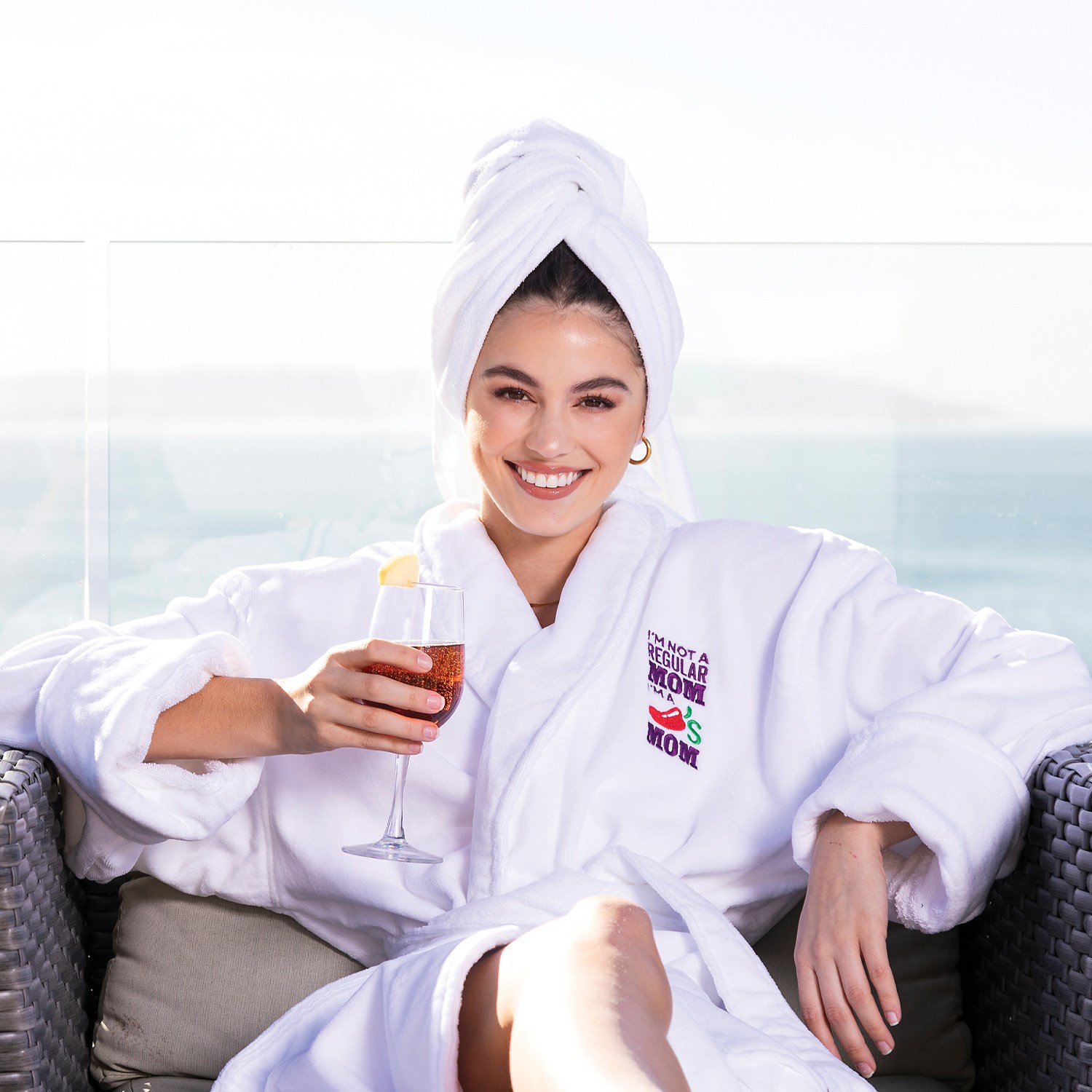 Terry Velour Shawl Collar Robe