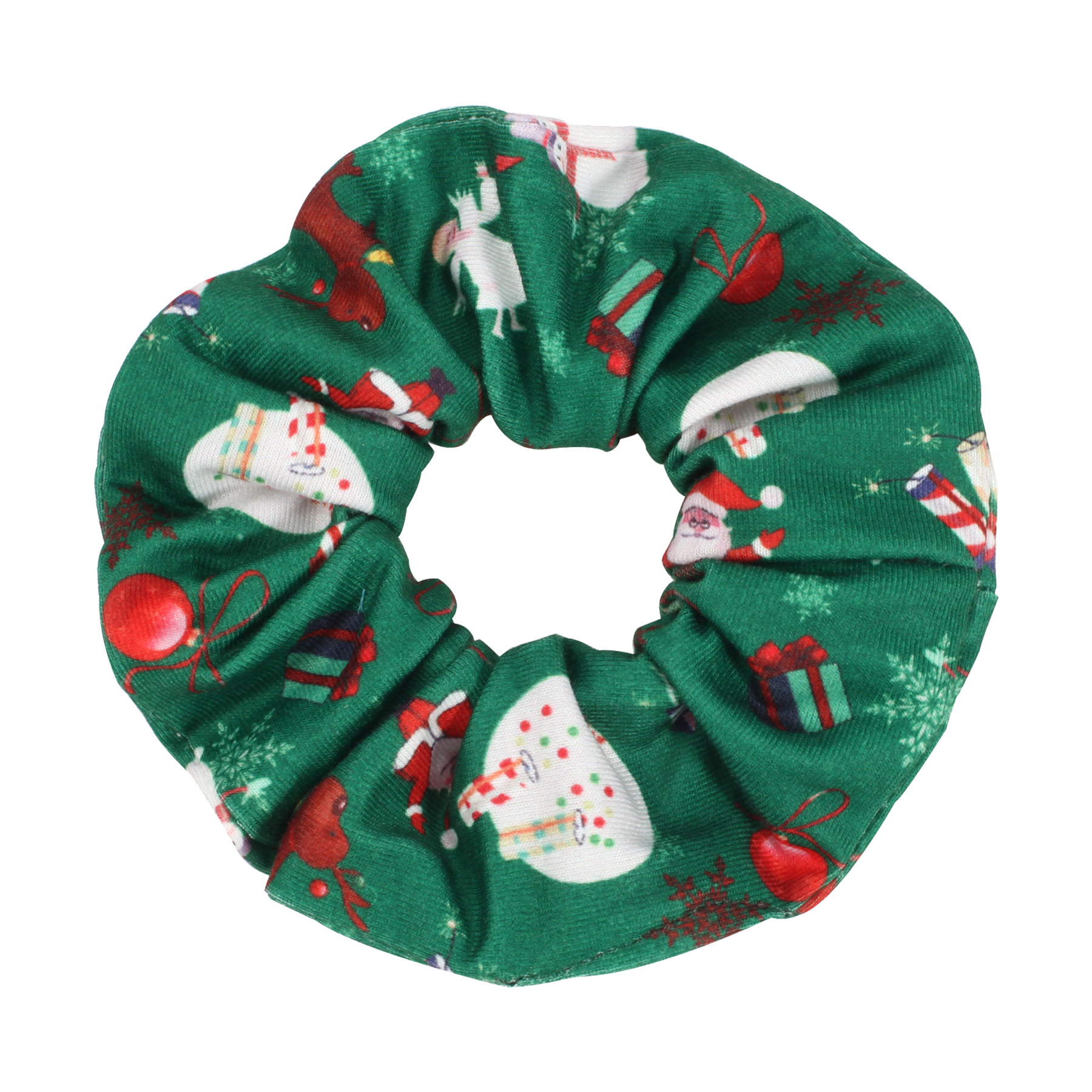 Full Color Printed Satin Silk Hair Scrunchies 23
