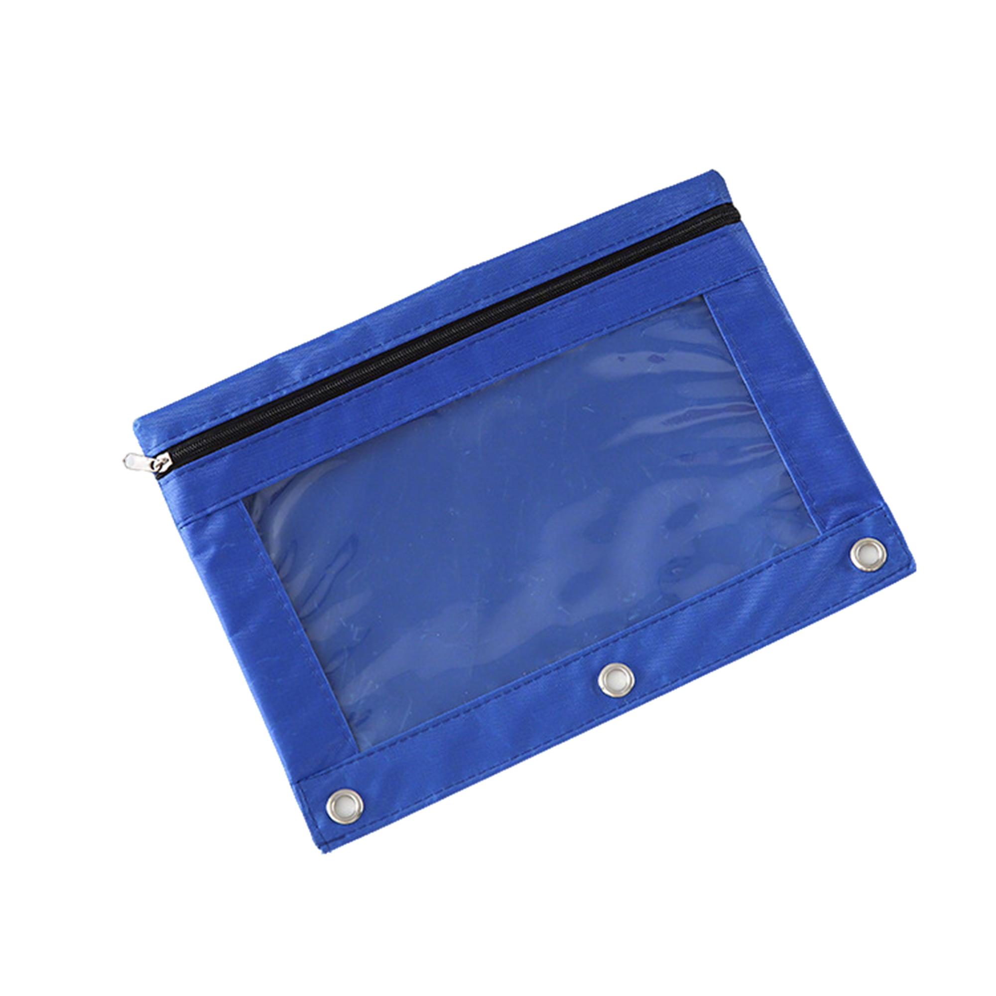 Three Hole Zipper Pencil Pouch 7.1" x 9.8" 6