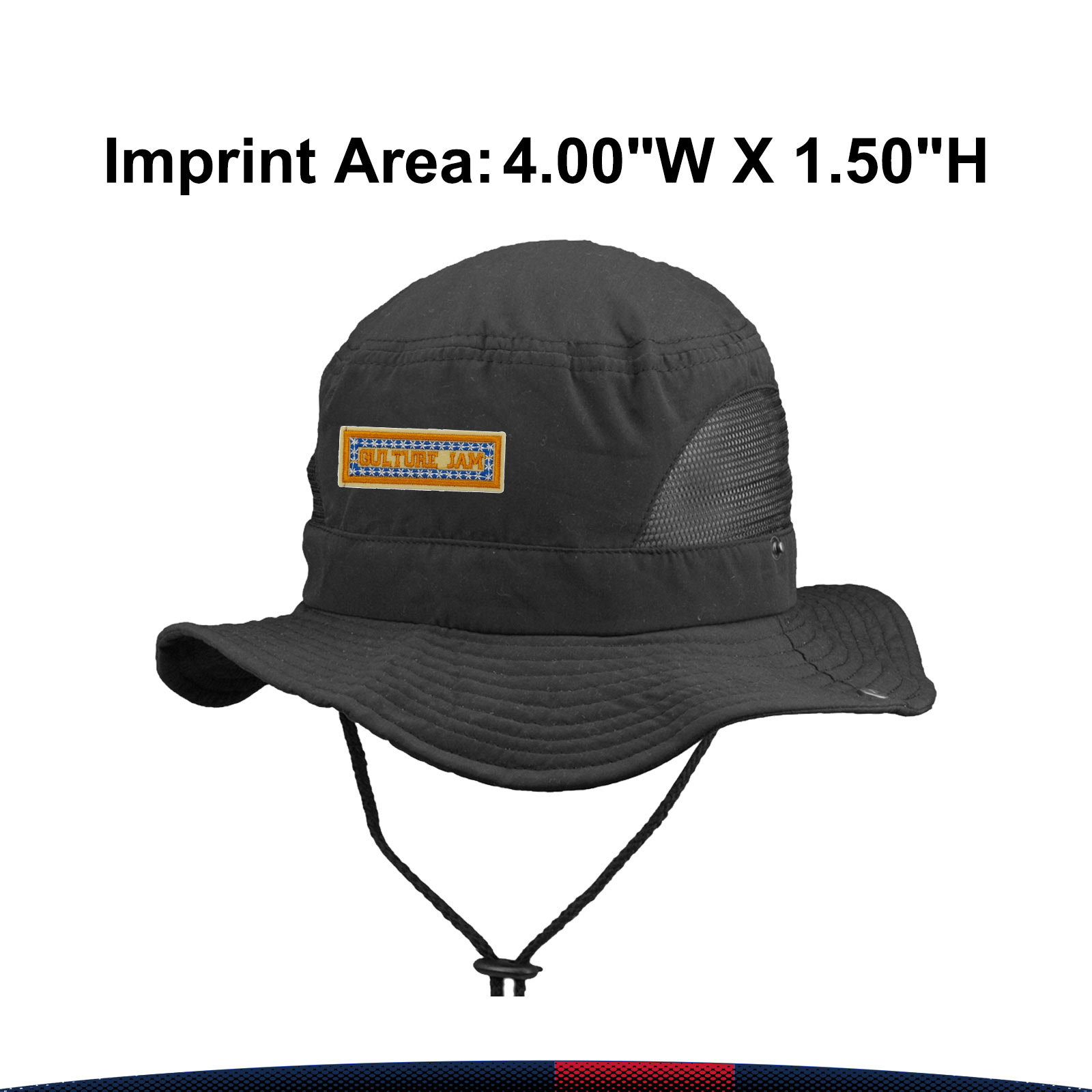 Achard Mesh Sides Bucket Hat 7