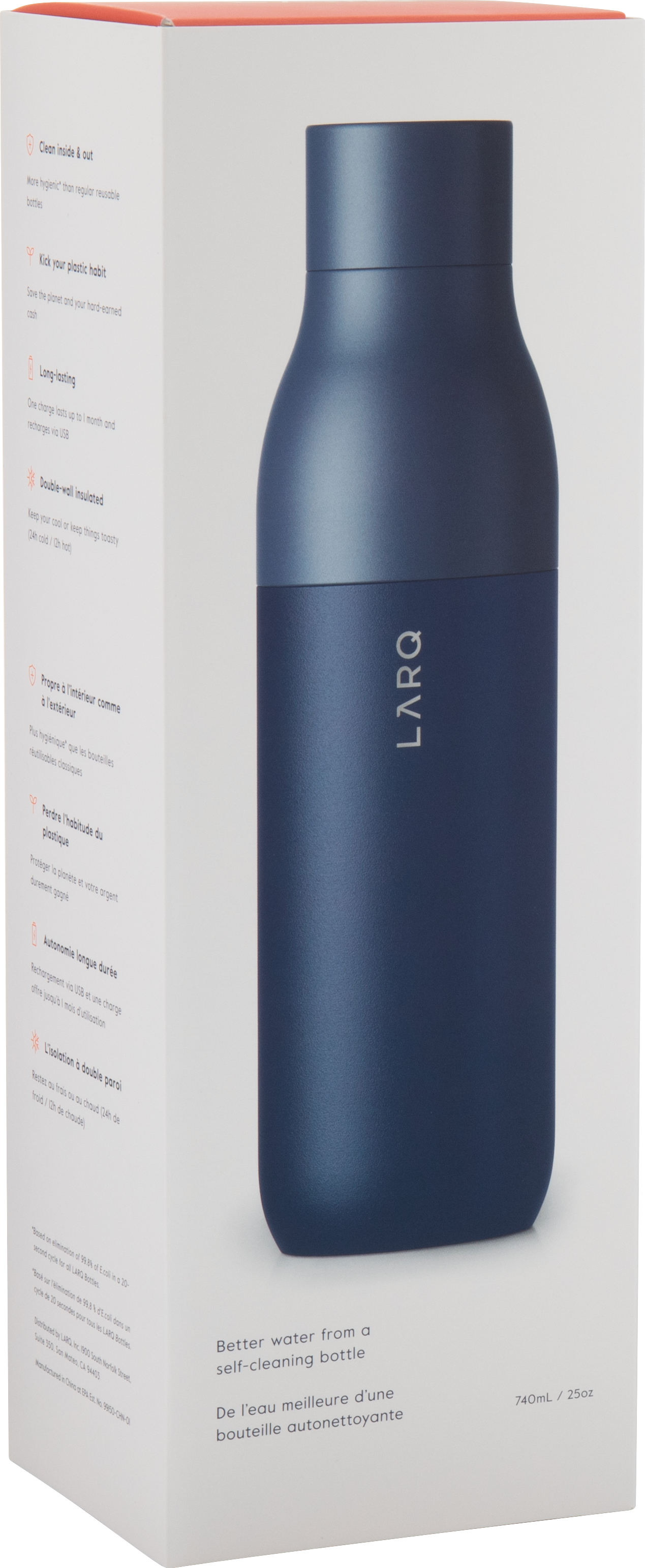 25 oz larq purevis bottle, custom water bottle with logo imprint 9