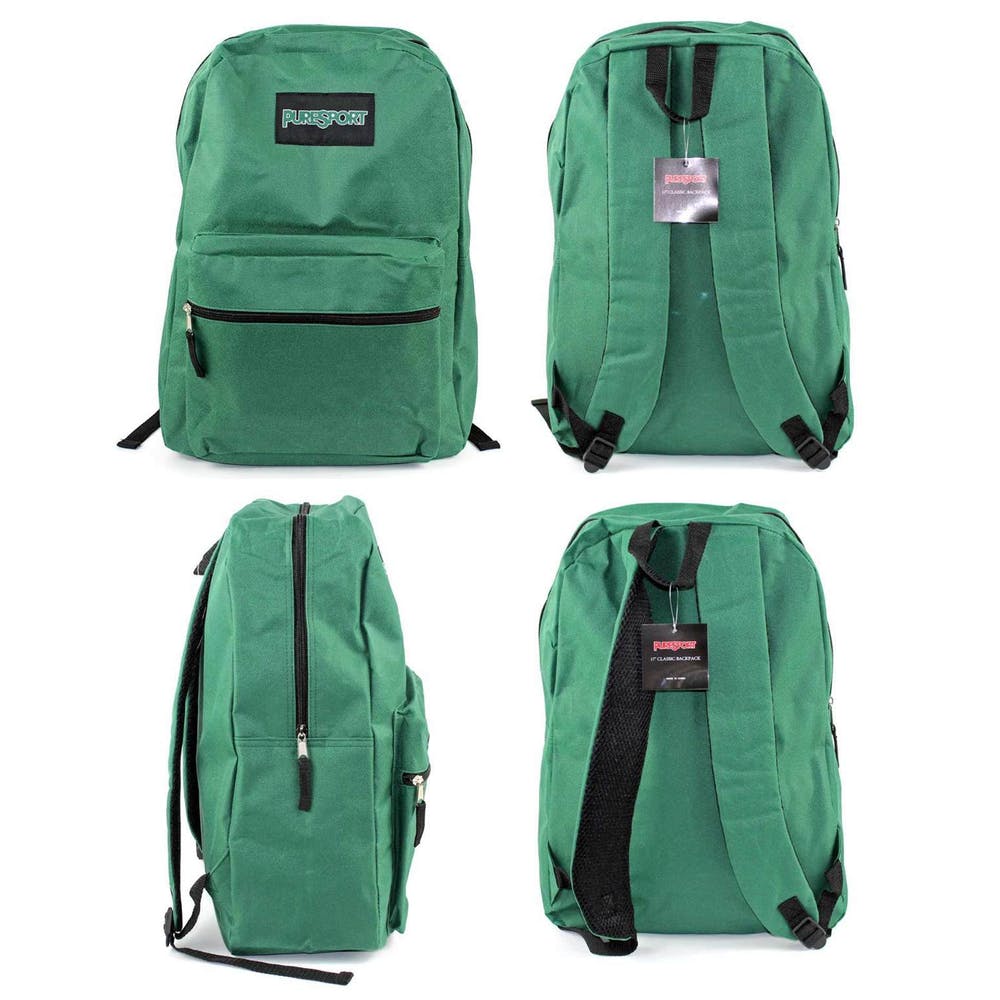 Classic Backpacks - Green 15" 1