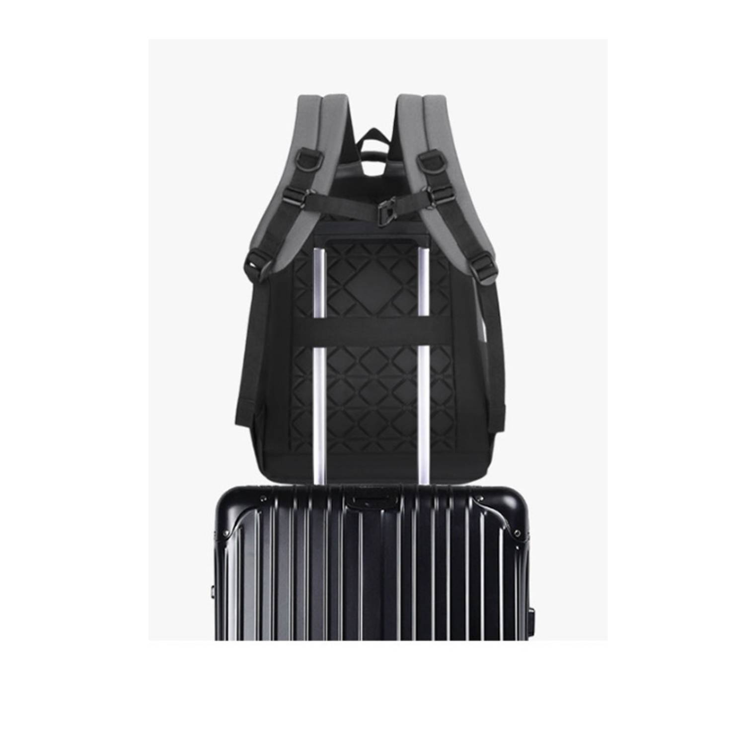 Leisure Oxford Computer Backpack With Usb Charging Port 1