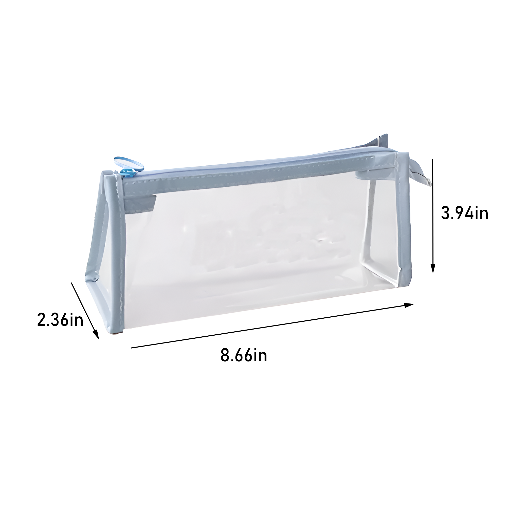 Transparent Pencil Case Stationery Storage Bag 3