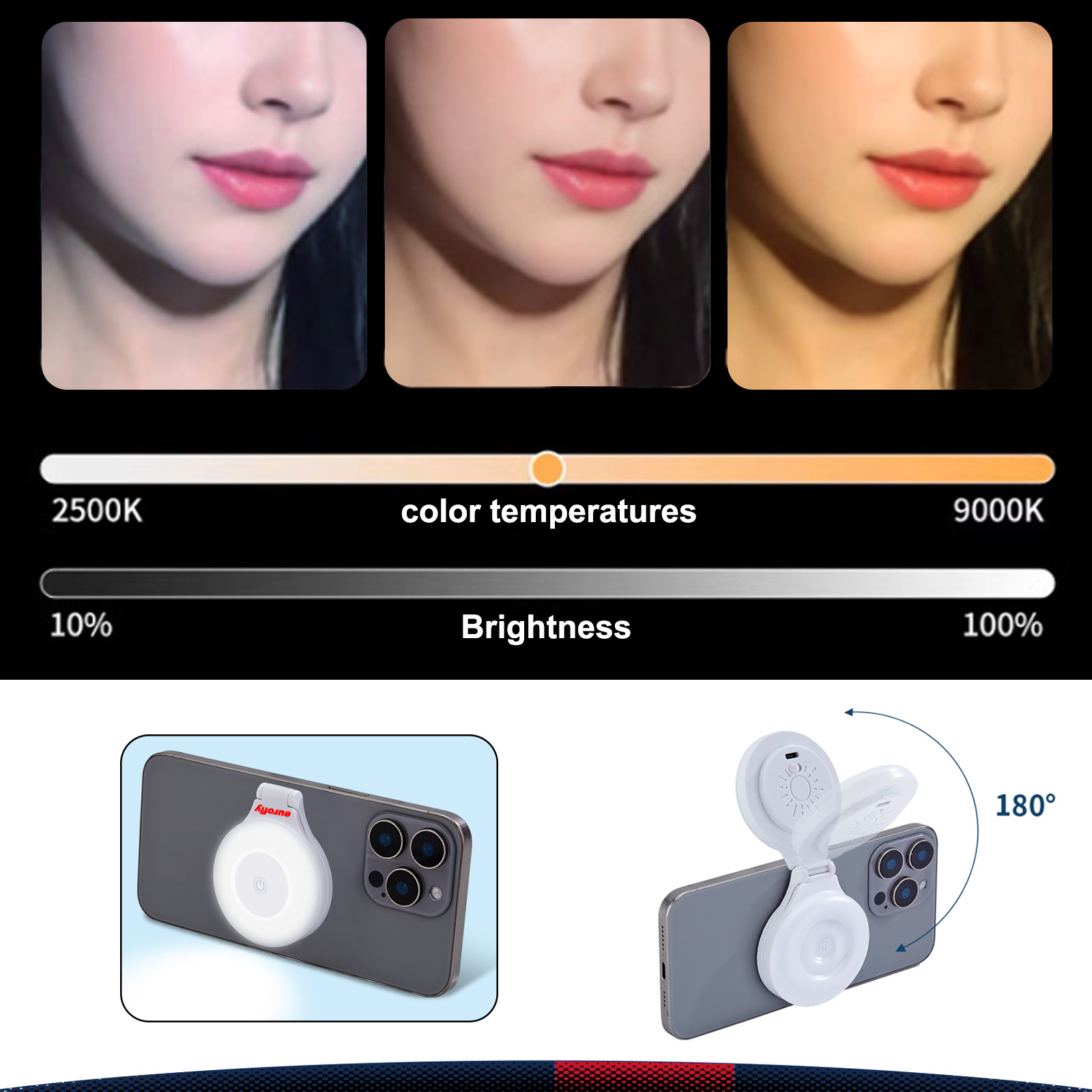 Solenex Magnetic Selfie Ring Light 4