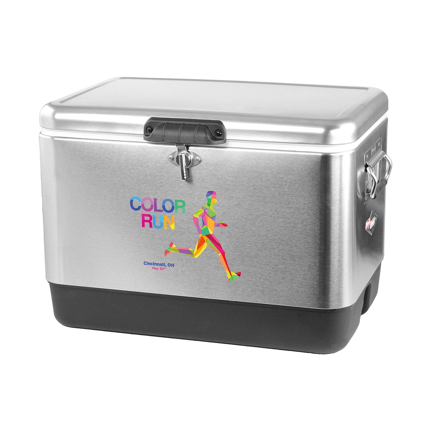 54 Qt Steel-Belted Stainless Steel Cooler