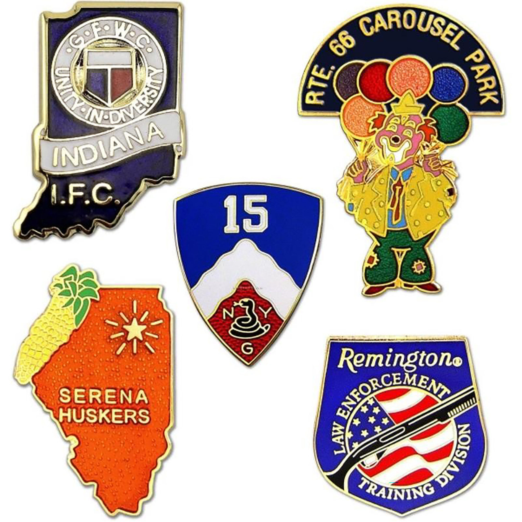 Custom Enamel Brooch Lapel Pins 5