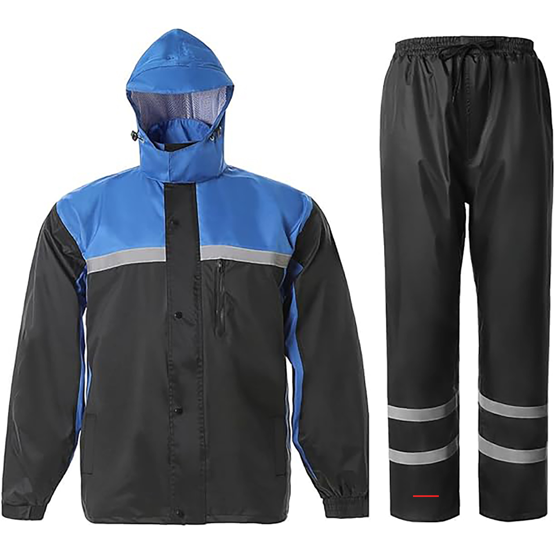 Rain Suit High Visibility Reflective Work Rain Jacket 5