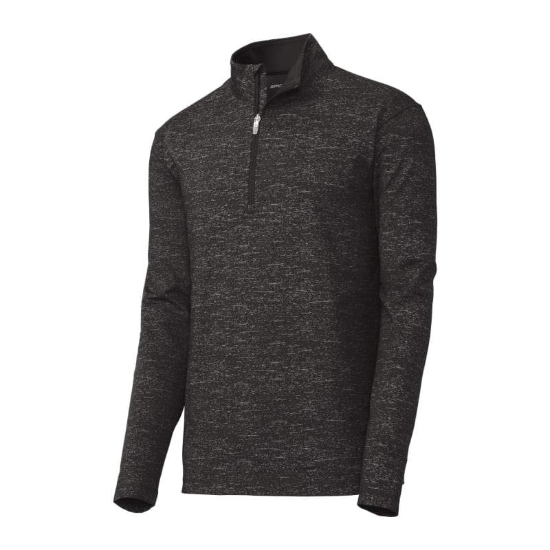 Sport-Tek Sport-Wick Stretch Reflective Heather 1/2-Zip Pullover. 14