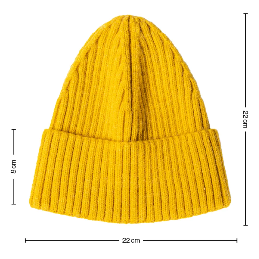 Sturdy Top High Wool Fiber Beanies, custom hat with logo imprint 19