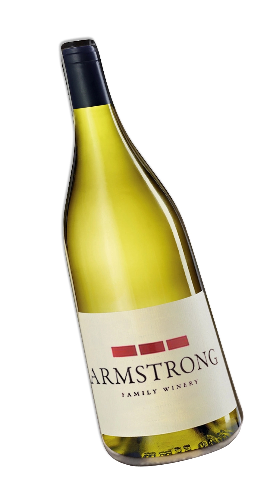 1/4" Acrylic White Wine Bottle Magnet