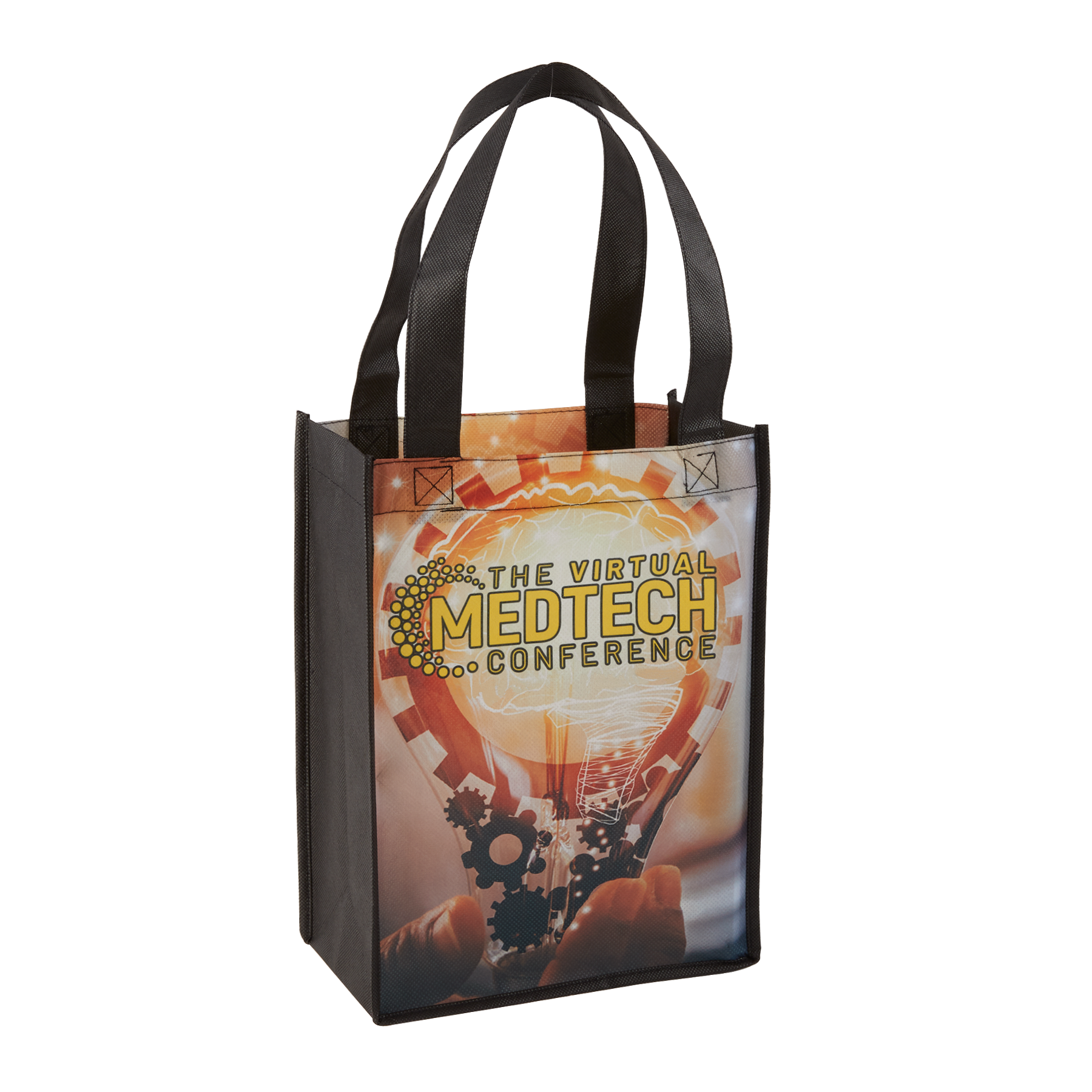 2-Sided Sublimated Payson Non-Woven Mini Tote