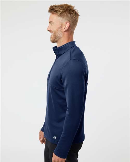 Men's 3-Stripes Double-Knit Quarter-Zip Pullover - A482 6