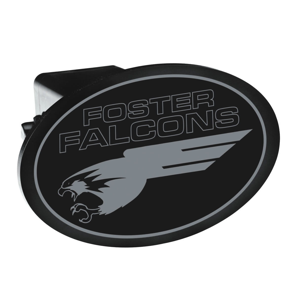 5" x 3 1/4" Oval Hitch Cover, Screen Print 2