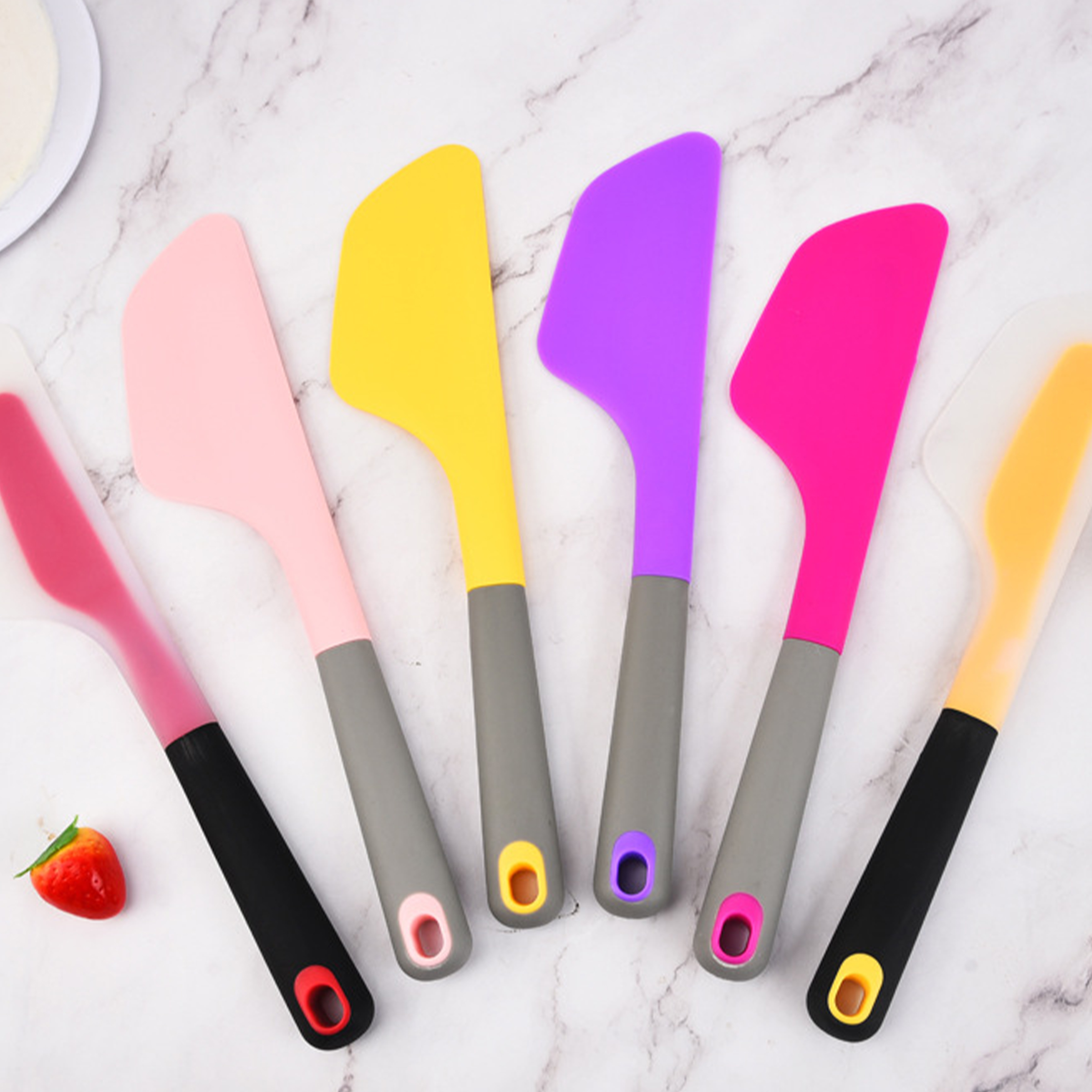 Silicone Cream Cake Scraper 13