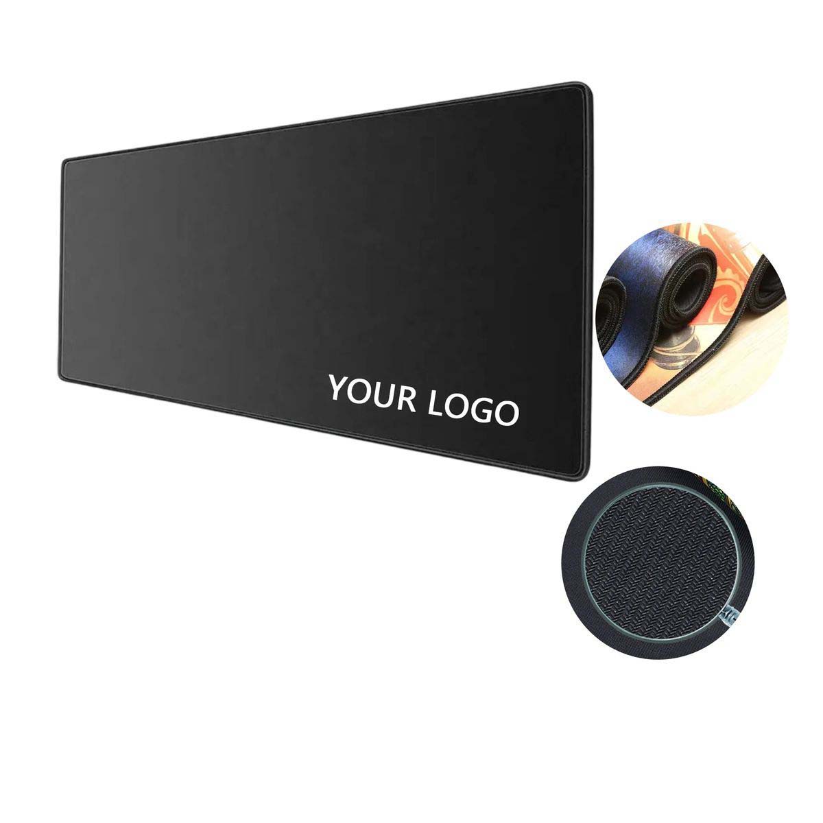 Portable Desk Mat with Soft Fabric Top Layer 2