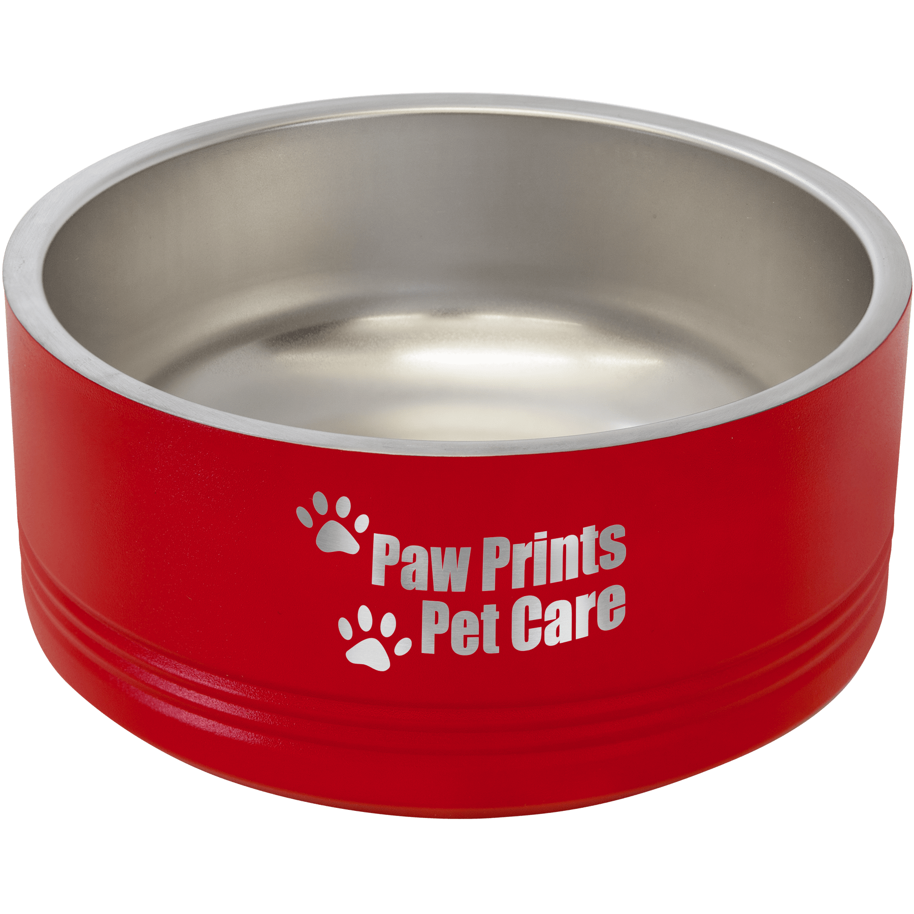 Polar Camel 32 oz. Medium Red Pet Bowl 2