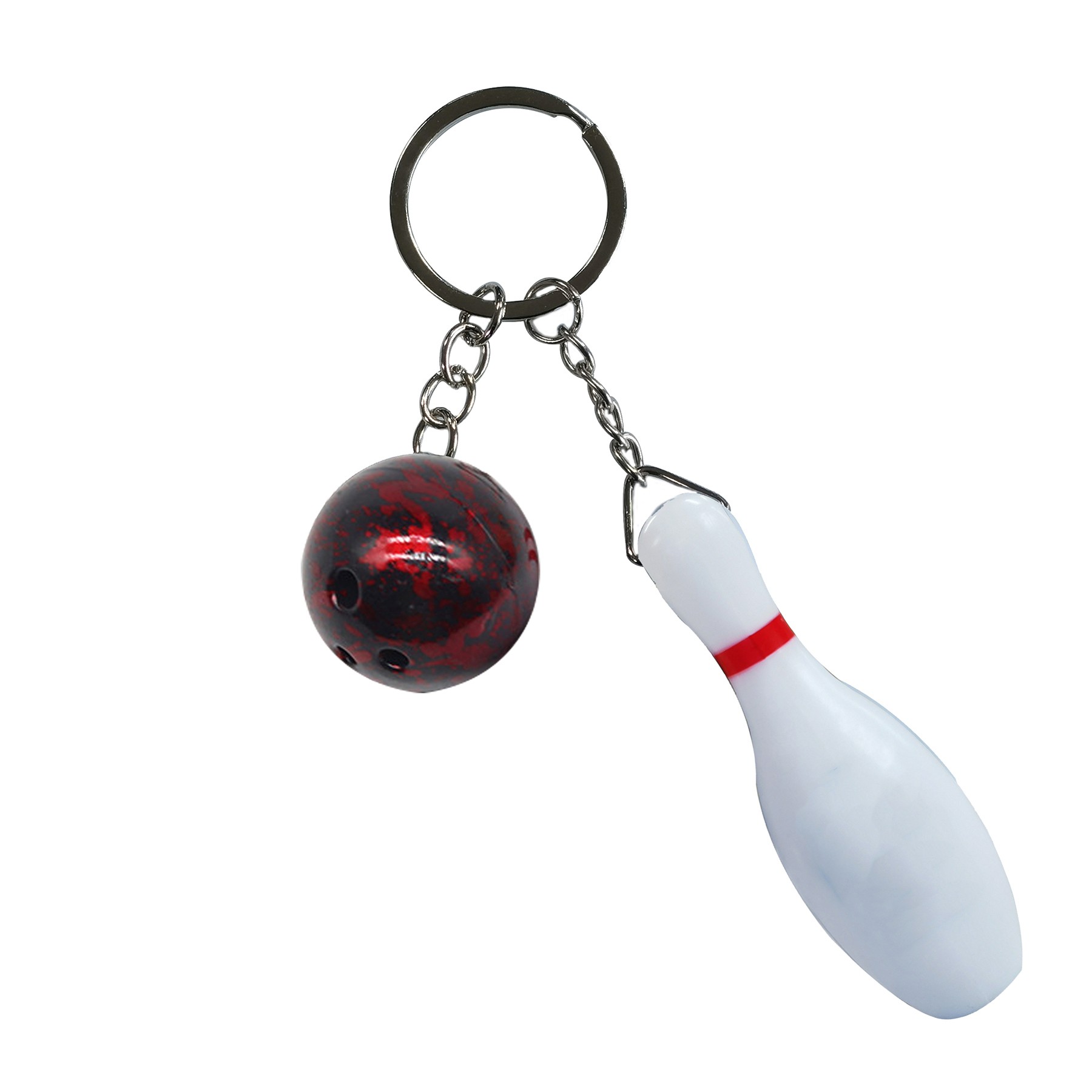 Bowling Pin/ball Bottle Opener Keychain 1