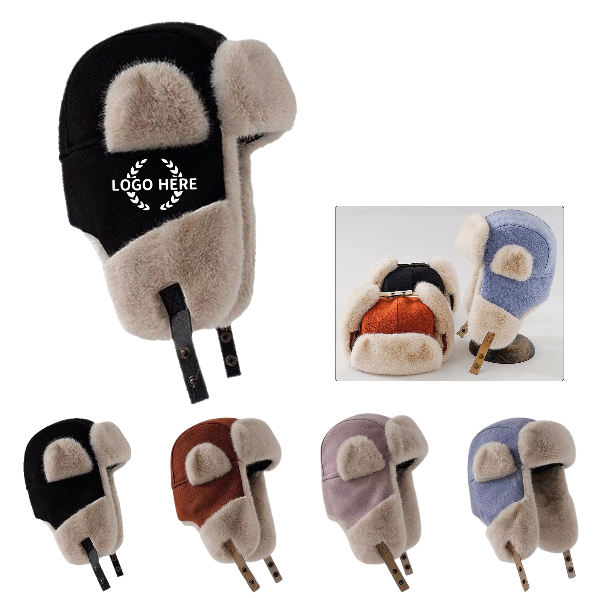 Warm Windproof Aviator Hat 2
